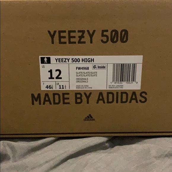 Yeezy 500 slate high 100% dead stock - Picture 5 of 8